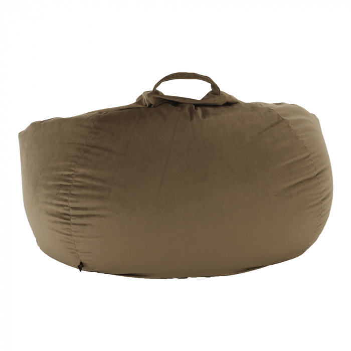 Fotoliu tip sac, material textil gri-maro TAUPE, TRIKALO [12]