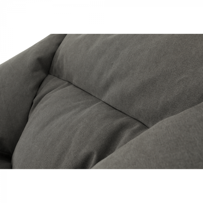 Fotoliu tip sac, material textil gri, URASON [13]