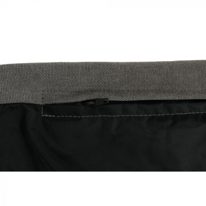 Fotoliu tip sac, material textil gri, URASON [17]