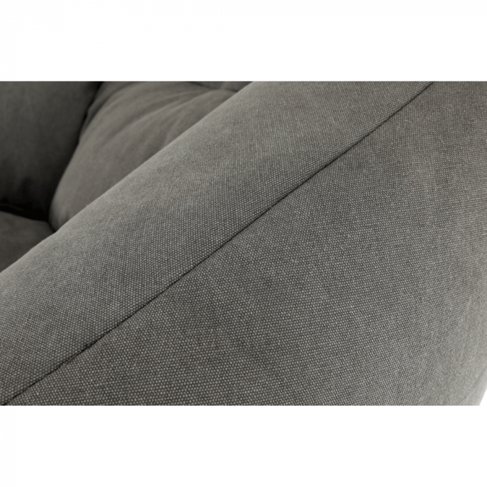 Fotoliu tip sac, material textil gri, URASON [3]
