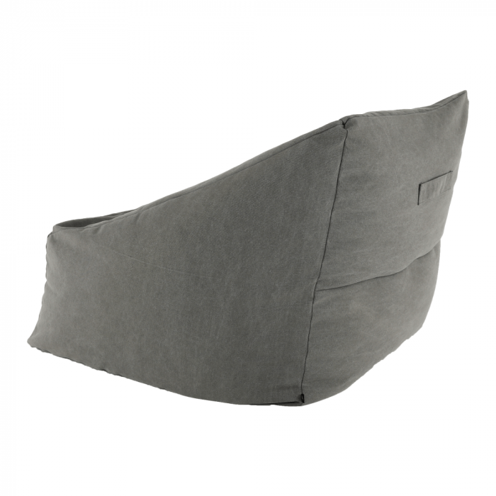 Fotoliu tip sac, material textil gri, URASON [10]