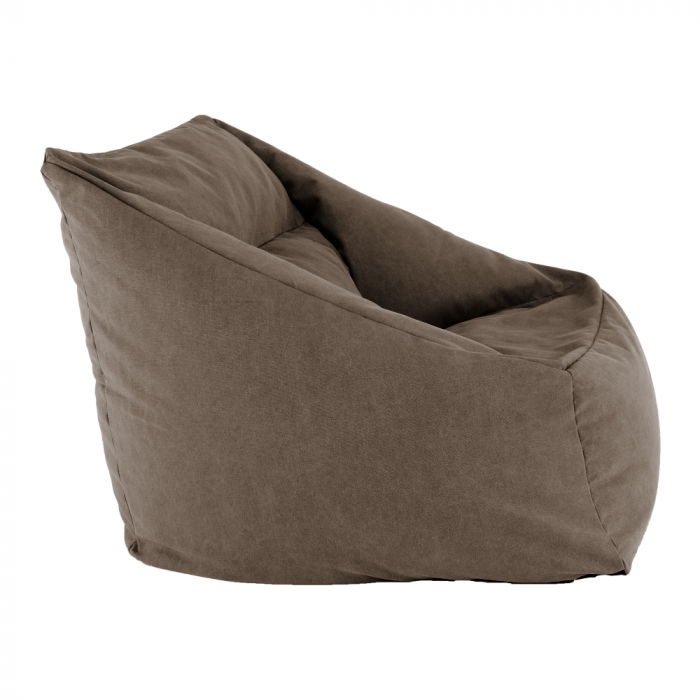 Fotoliu tip sac, material textil maro, URASON [4]