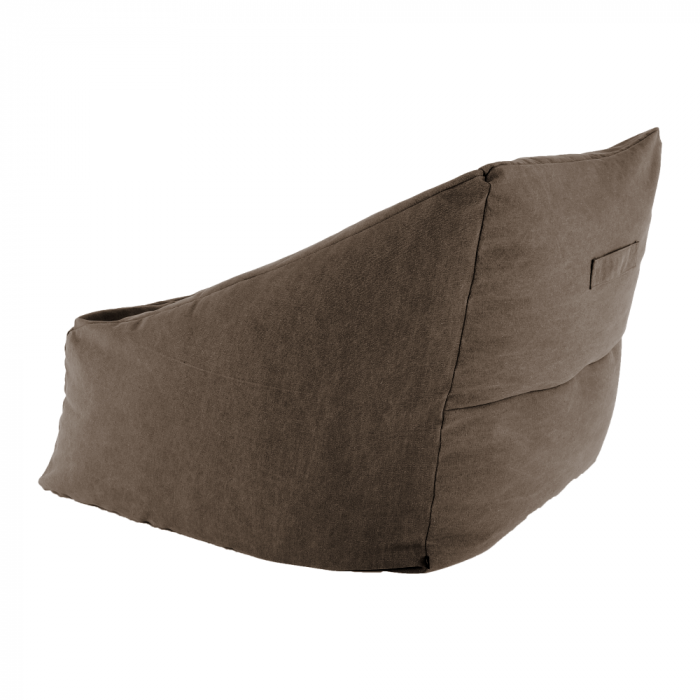Fotoliu tip sac, material textil maro, URASON [7]