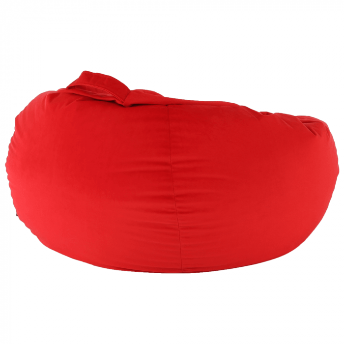 Fotoliu tip sac, material textil roşu, TRIKALO [12]