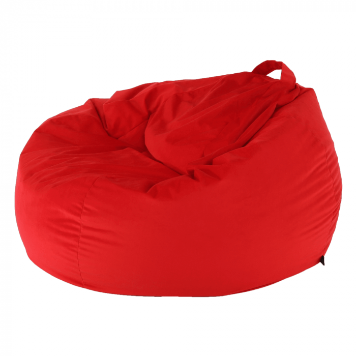 Fotoliu tip sac, material textil roşu, TRIKALO [10]