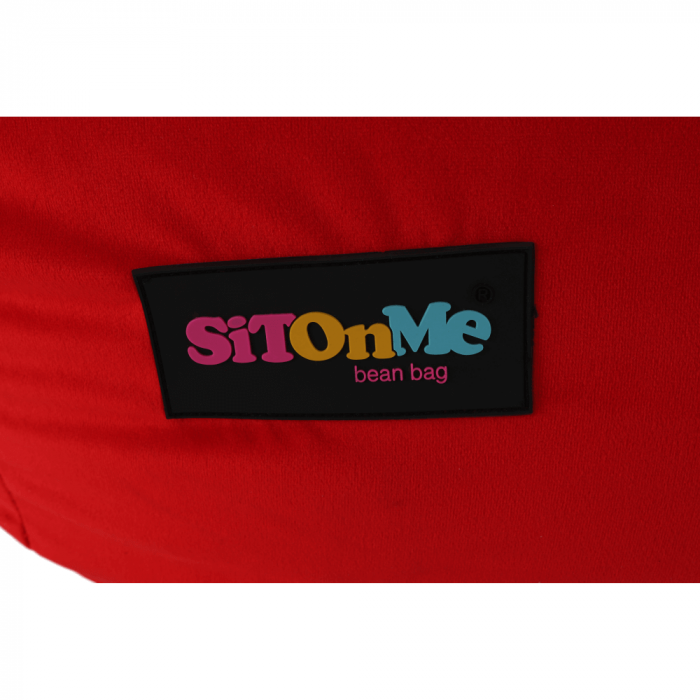 Fotoliu tip sac, material textil roşu, TRIKALO [5]