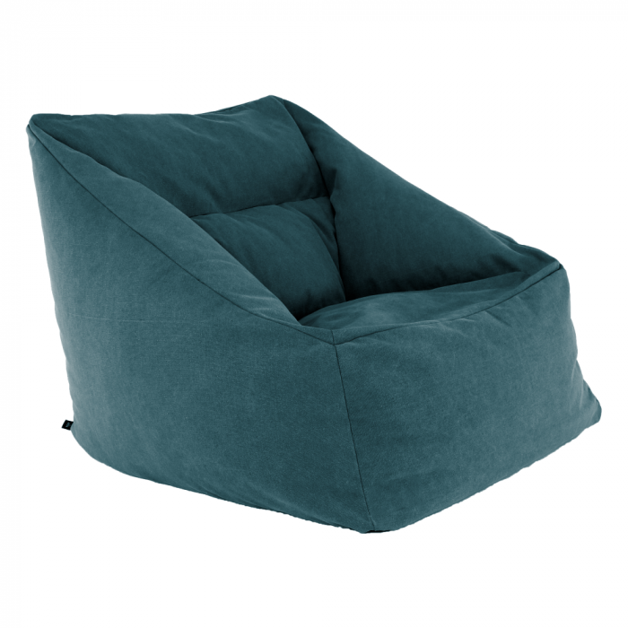 Fotoliu tip sac, material textil verde, URASON [3]
