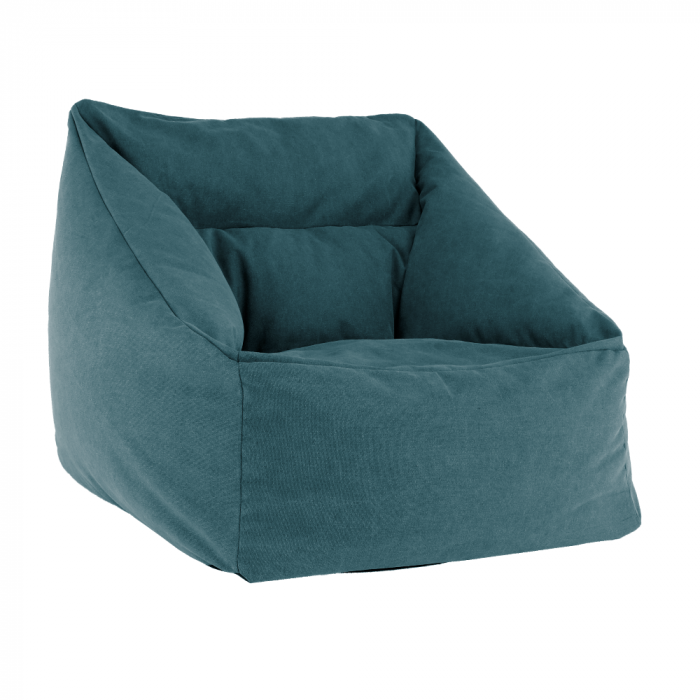 Fotoliu tip sac, material textil verde, URASON [2]