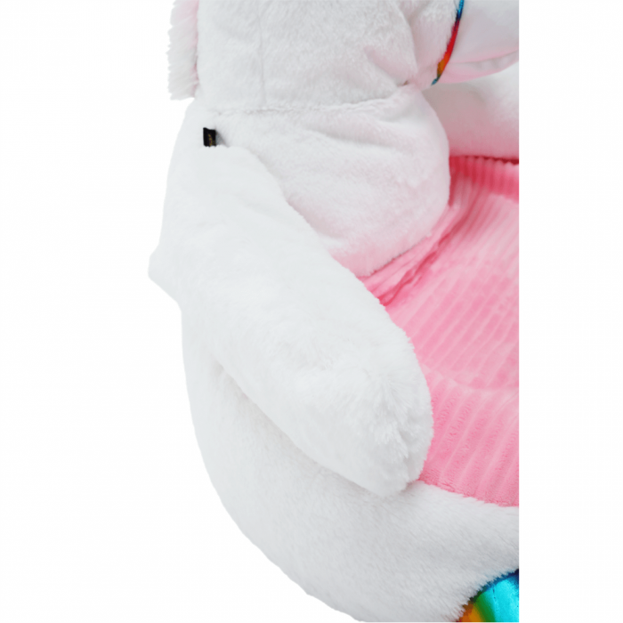 Fotoliu tip sac unicorn, alb/roz/amestec de culori, BUFEL [12]