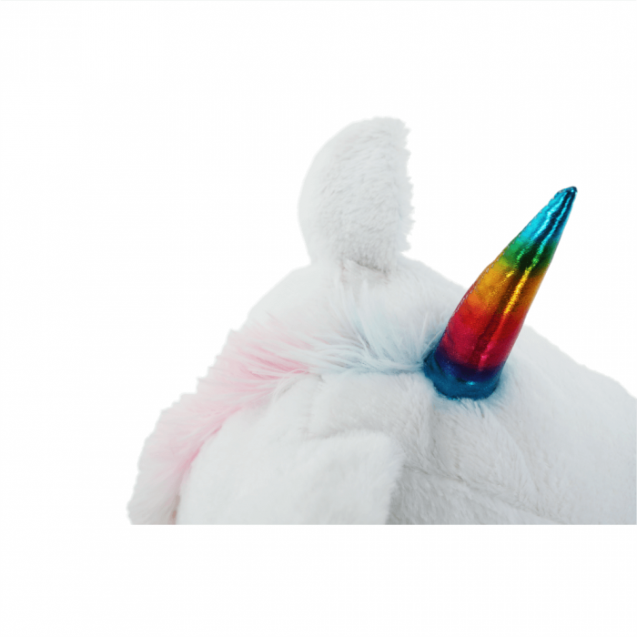 Fotoliu tip sac unicorn, alb/roz/amestec de culori, BUFEL [15]