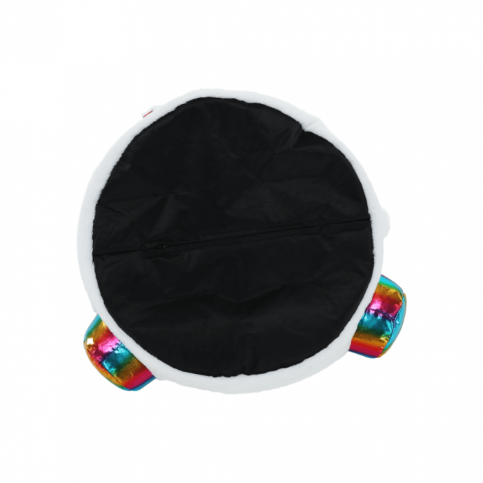 Fotoliu tip sac unicorn, alb/roz/amestec de culori, BUFEL [16]