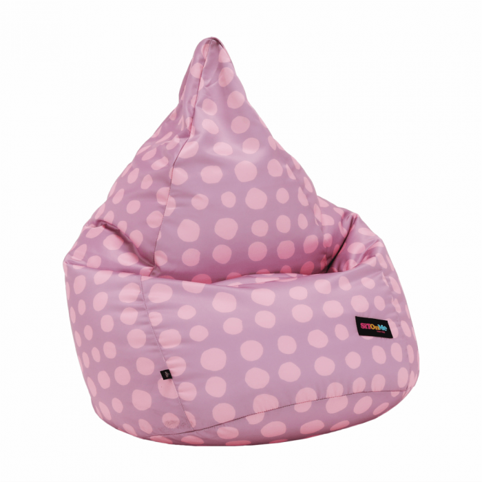 Fotoliu tip sac, violet/roz/cu model, TELDIN [15]