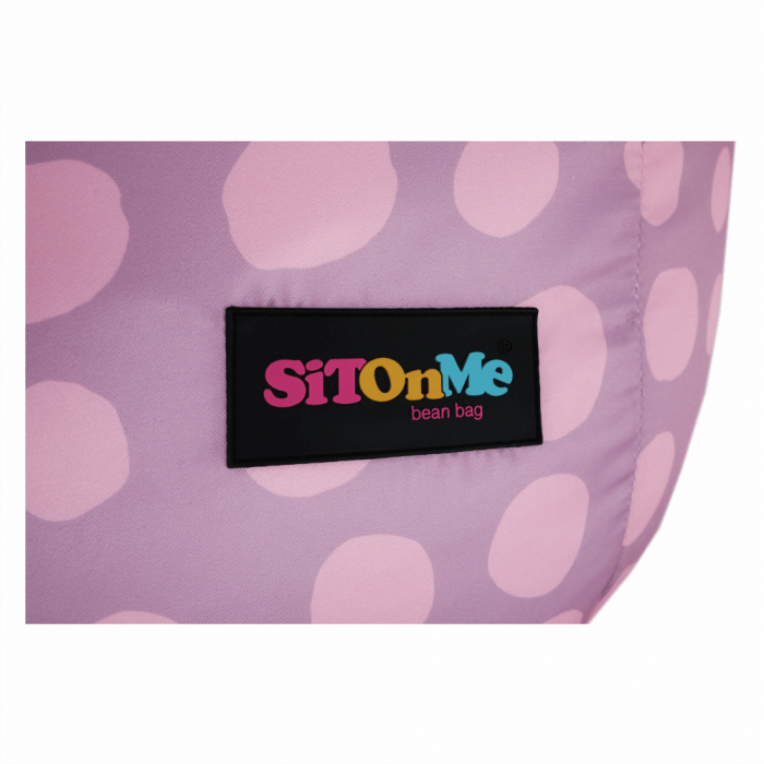 Fotoliu tip sac, violet/roz/cu model, TELDIN [3]