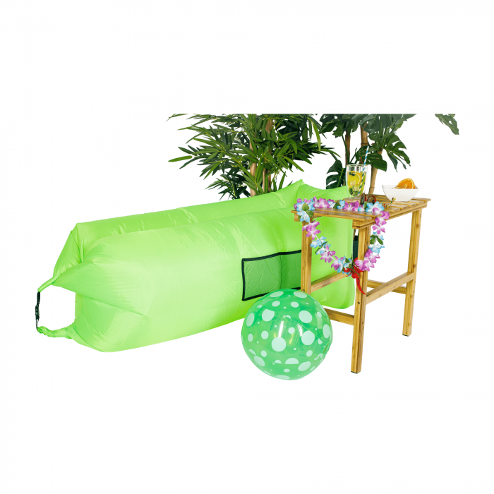 Geantă scaun gonflabilă / geanta leneşă, verde, LEBAG [16]