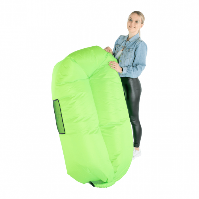 Geantă scaun gonflabilă / geanta leneşă, verde, LEBAG [29]