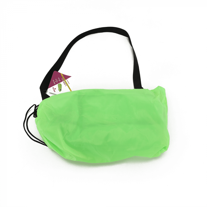 Geantă scaun gonflabilă / geanta leneşă, verde, LEBAG [50]