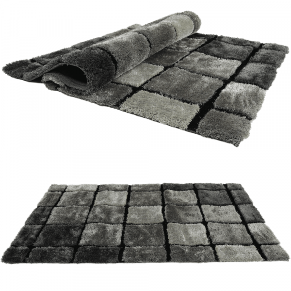Covor, gri, 170x240, shaggy/ fir lung , pufos , Bortis Impex [3]