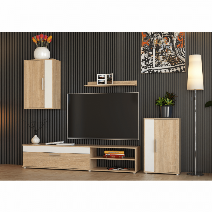 Living alb/stejar sonoma [2]