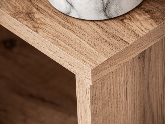 Living, comoda tv cu raft, grafit/stejar artisan, 190 cm lungime, Bortis [10]