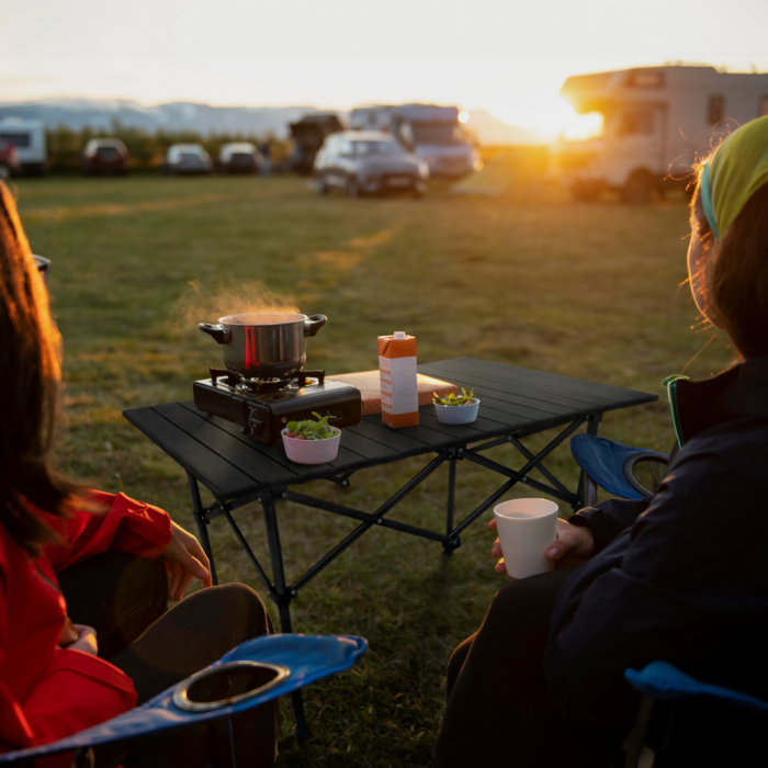 Masă camping, neagră, MAKUR [5]