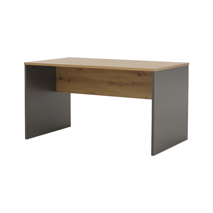 Masă de birou, grafit/stejar artisan, RIOMA NEW TYP 11 [7]