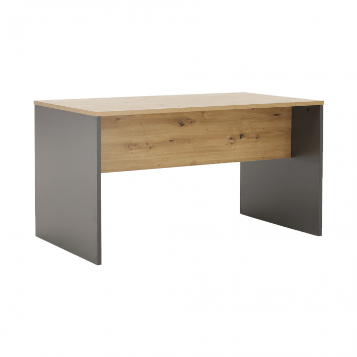 Masă de birou, grafit/stejar artisan, RIOMA NEW TYP 11 [8]
