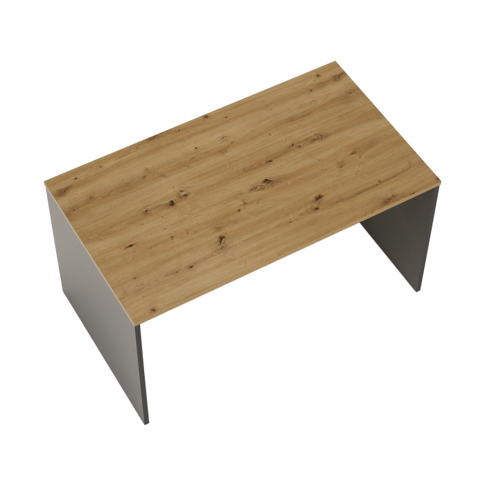 Masă de birou, grafit/stejar artisan, RIOMA NEW TYP 11 [9]