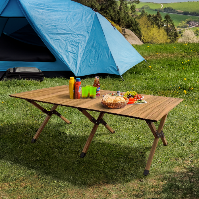 Masă de camping, maro, ARTUR [2]