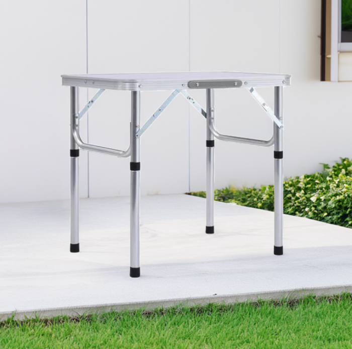 Masă de camping pliabiăla, 60 cm, aluminiu/MDF, KEPI TYP 2 [12]