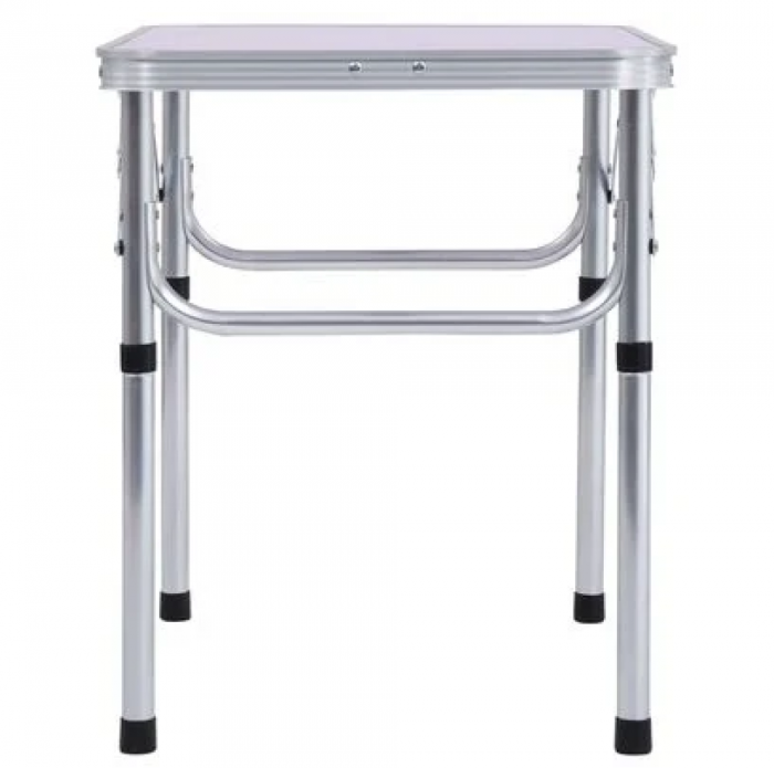 Masă de camping pliabiăla, 60 cm, aluminiu/MDF, KEPI TYP 2 [8]