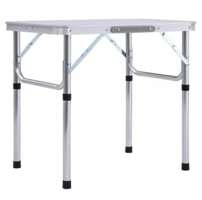 Masă de camping pliabiăla, 60 cm, aluminiu/MDF, KEPI TYP 2 [5]