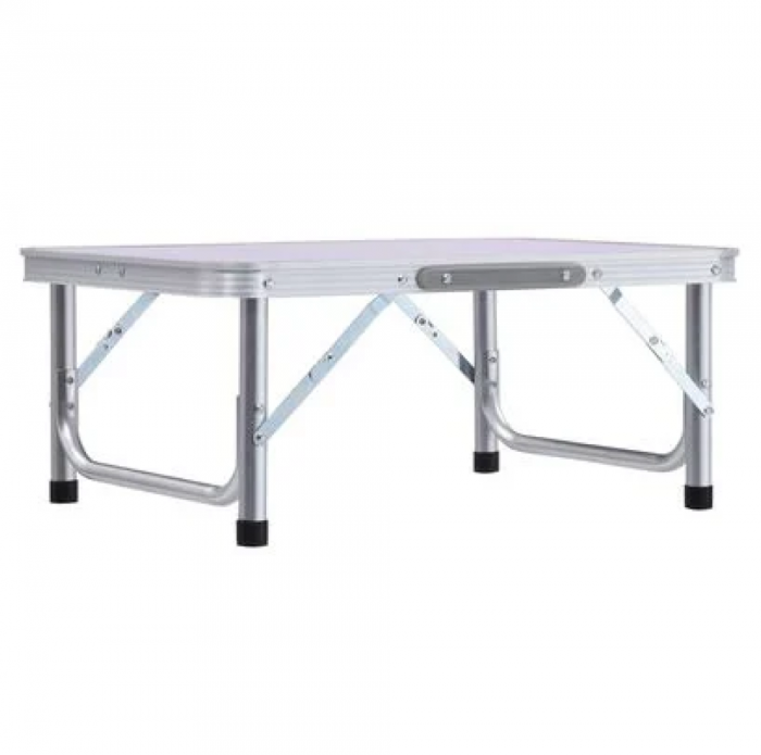 Masă de camping pliabiăla, 60 cm, aluminiu/MDF, KEPI TYP 2 [6]