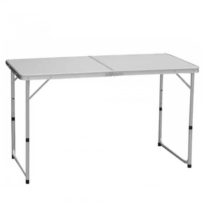 Masă de camping pliabilă, 120 cm, aluminiu/MDF, KEPI TYP 1 [5]