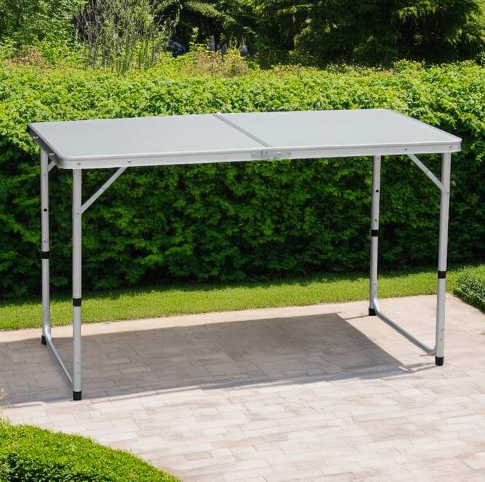 Masă de camping pliabilă, 120 cm, aluminiu/MDF, KEPI TYP 1 [9]