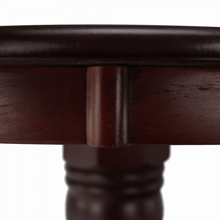 Masă de luat masa, rotundă, castanie, diametru 106 cm, TABLOS [9]