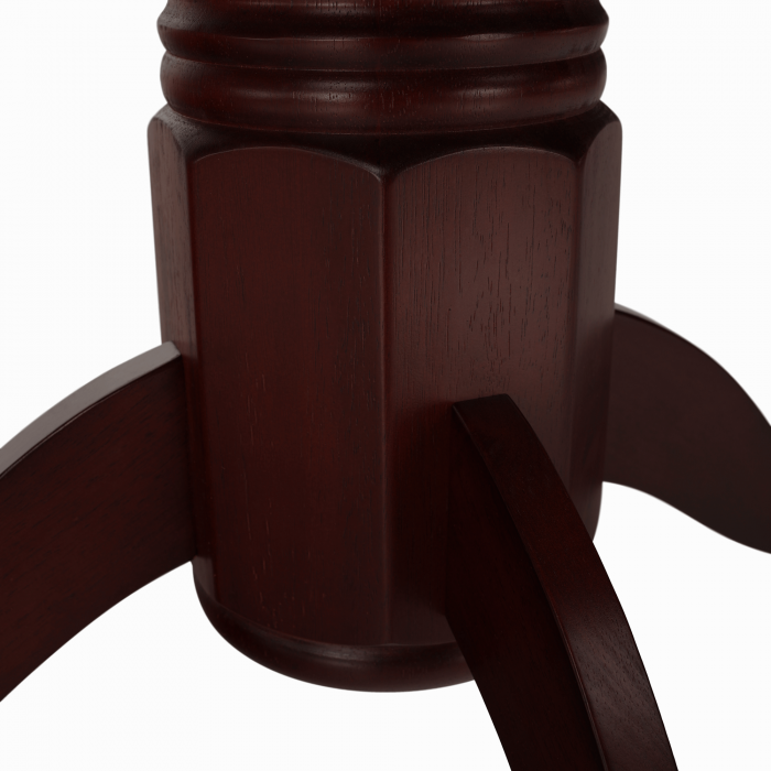 Masă de luat masa, rotundă, castanie, diametru 106 cm, TABLOS [8]