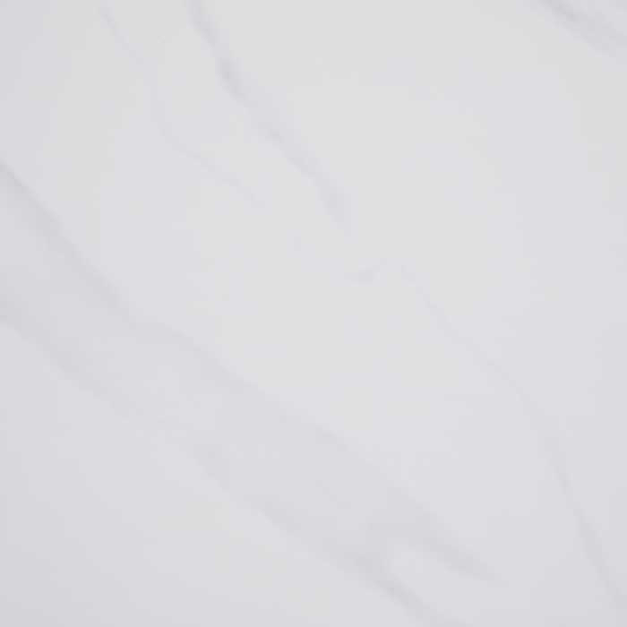 Masa de sufragerie, marmură albă/neagră/aur, 121x71 cm, FLORENC TIP 1 [9]