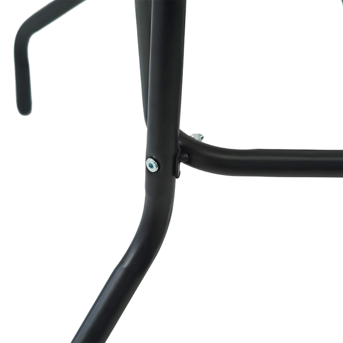 Masă de sufragerie, oţel negru/sticlă securizată, DEMAT NEW TYP 2 [3]