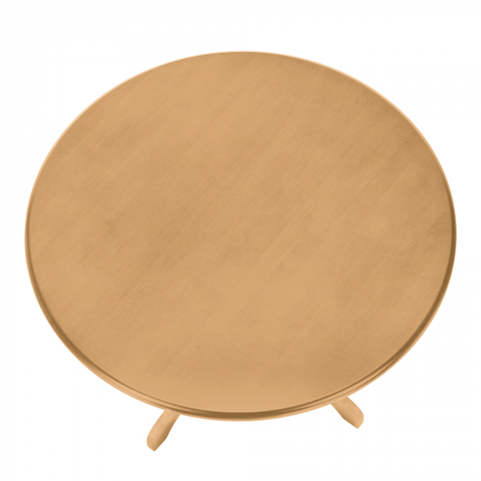 Masă de sufragerie, rotundă, stejar deschis, diametru 106 cm, TABLOS [4]