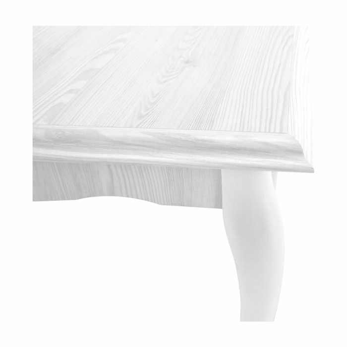 Masă dining DA19, pin alb, 146x76 cm, VILAR [5]