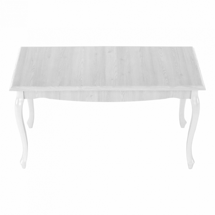 Masă dining DA19, pin alb, 146x76 cm, VILAR [8]