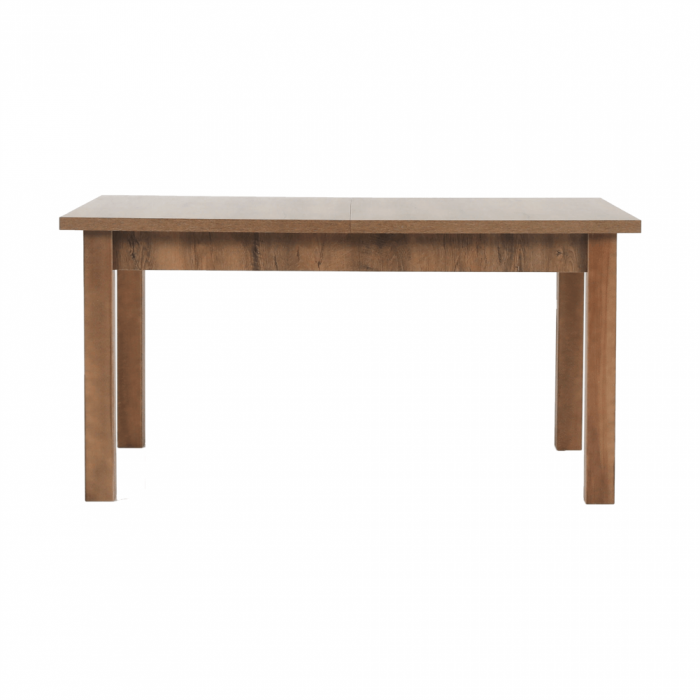 Masă extensibilă pentru dining, stejar lefkas închis, 160-203x90 cm, MONTANA STW [8]
