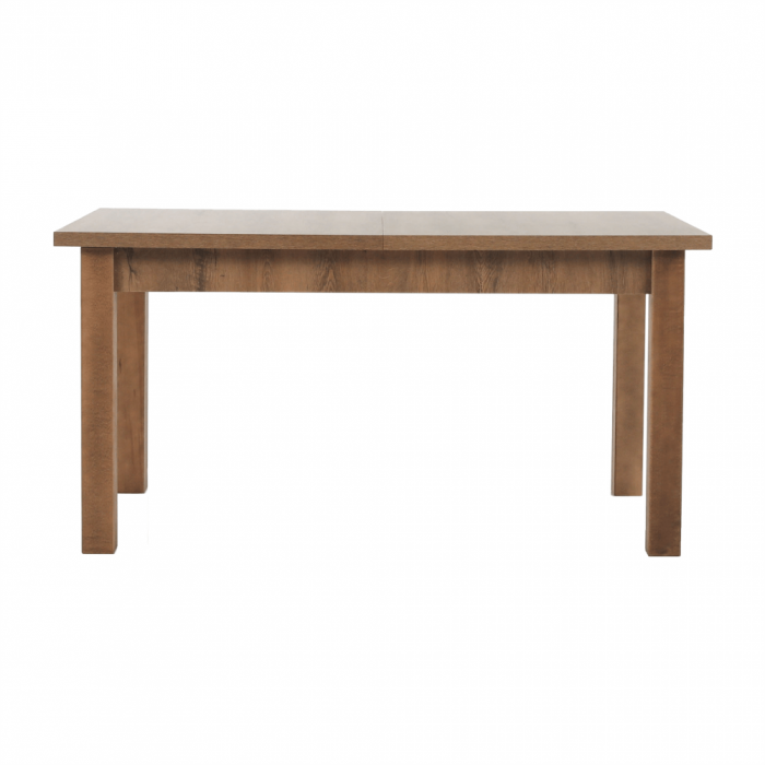 Masă extensibilă pentru dining, stejar lefkas închis, 160-203x90 cm, MONTANA STW [10]