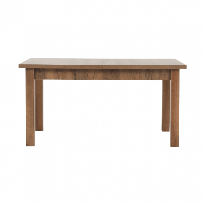 Masă extensibilă pentru dining, stejar lefkas închis, 160-203x90 cm, MONTANA STW [11]