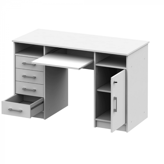 masă PC, alb, B9 NEW [2]