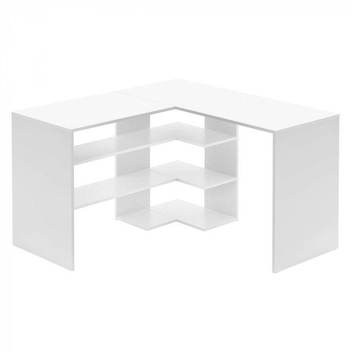 birou pe colt alb ,120cm x 120 cm [3]