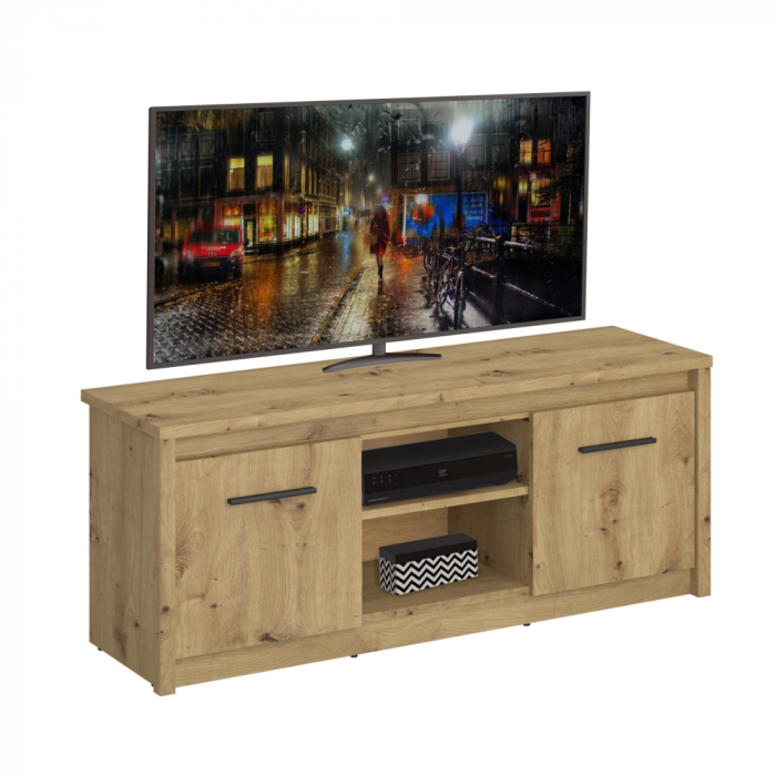 Masă TV 2D/125, stejar Artisan, AIRON [5]