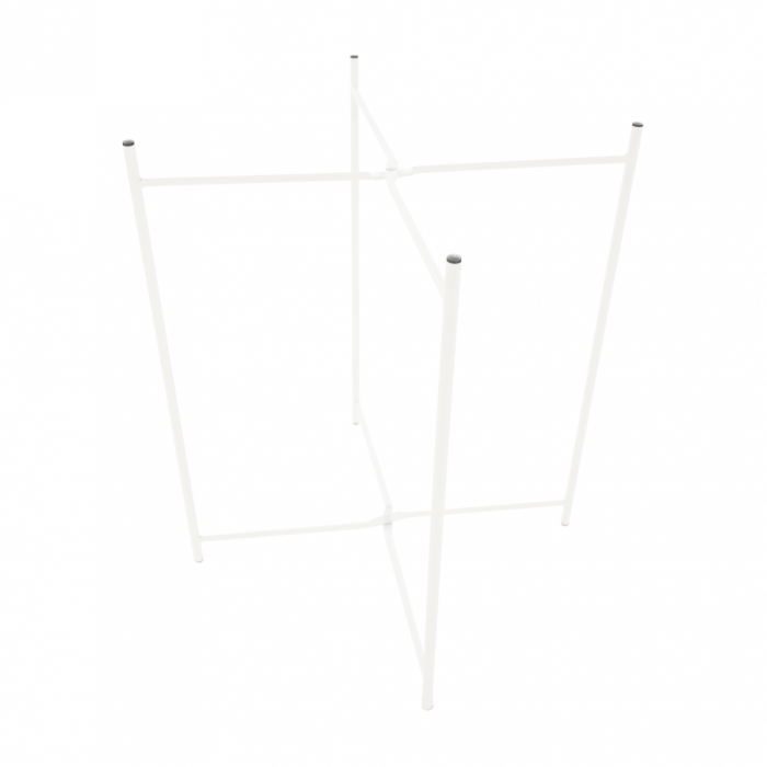 Măsuţă auxiliară cu tavă detaşabilă, alb, RENDER [4]