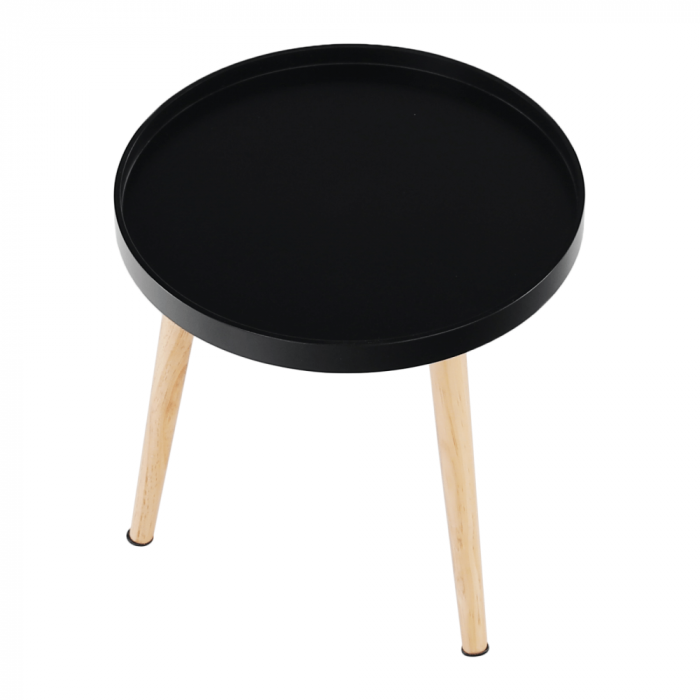 Măsuţă auxiliară, negru/natural, SANSE TYP 2 [12]
