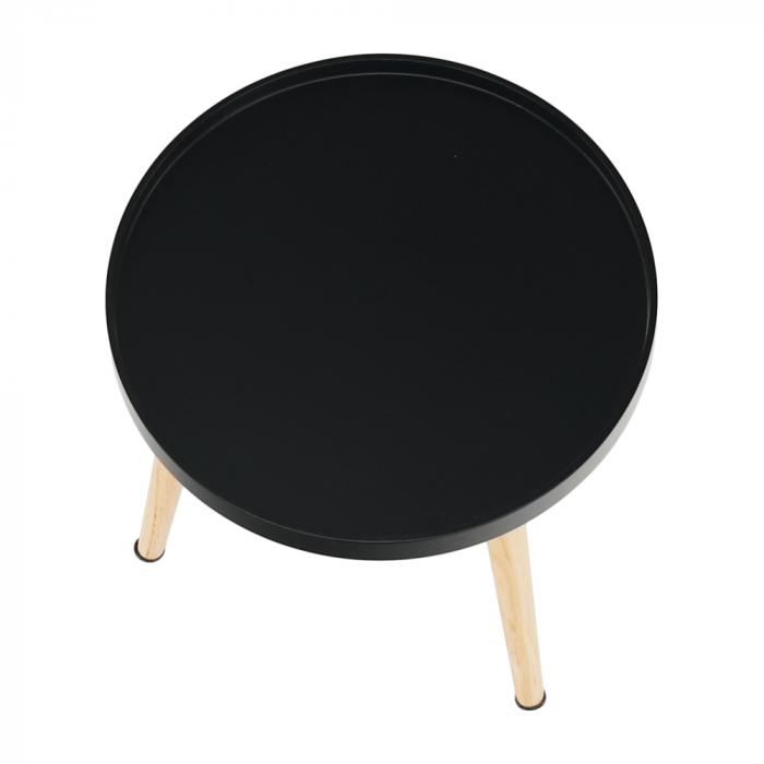 Măsuţă auxiliară, negru/natural, SANSE TYP 2 [11]
